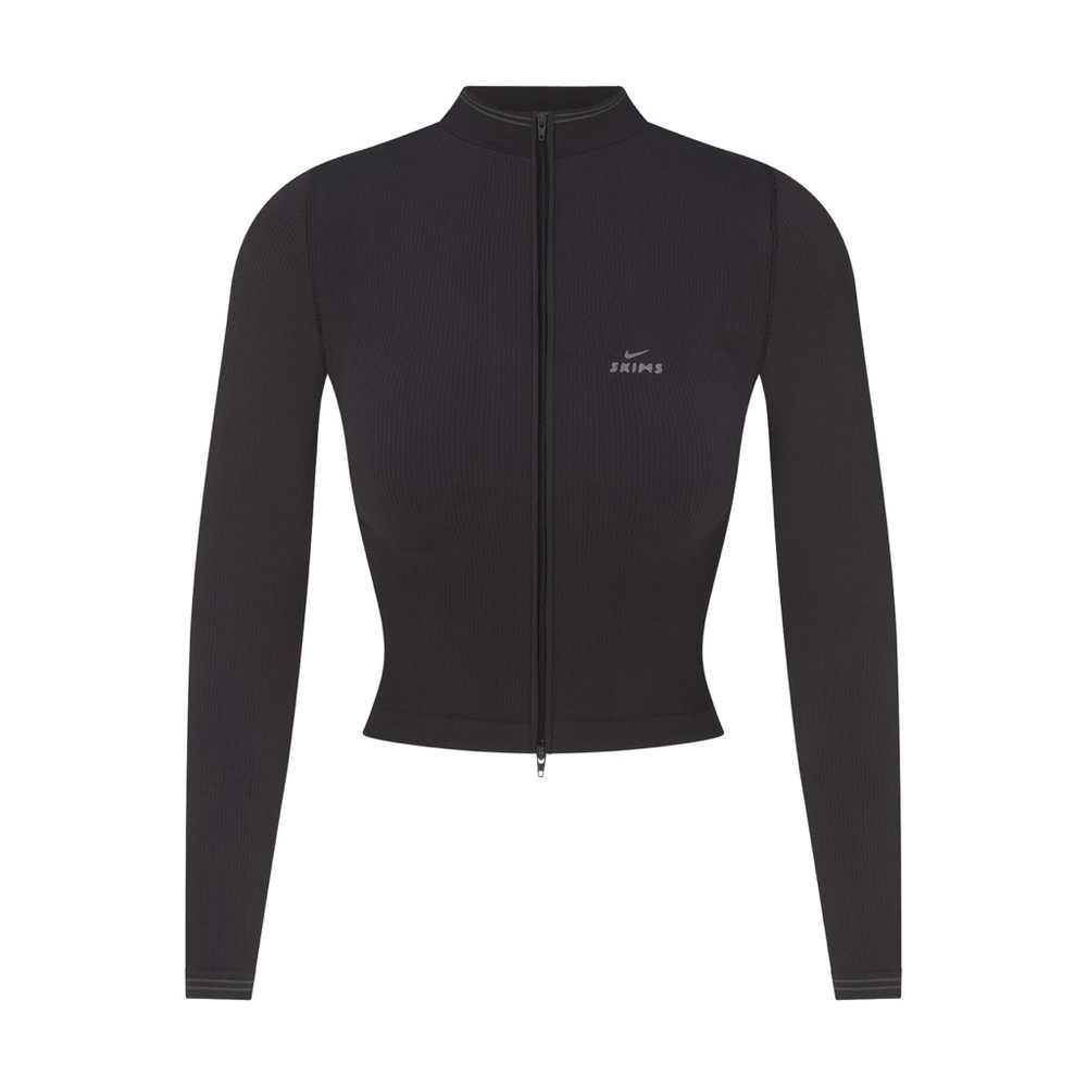 LIMITED EDITION NIKE SKIMS Ribbed seamless zip up crop jacket!